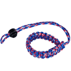 Genesis Gear Genesis Gear bílá, červená a modrá paracord pásek na zápěstí