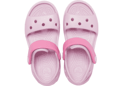 Crocs Crocband Sandals pro děti, 25-26 EU, C9, Sandály, Pantofle, Ballerina Pink, Růžová, 12856-6GD