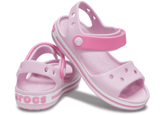 Crocs Crocband Sandals pro děti, 34-35 EU, J3, Sandály, Pantofle, Ballerina Pink, Růžová, 12856-6GD