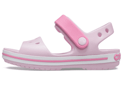 Crocs Crocband Sandals pro děti, 34-35 EU, J3, Sandály, Pantofle, Ballerina Pink, Růžová, 12856-6GD