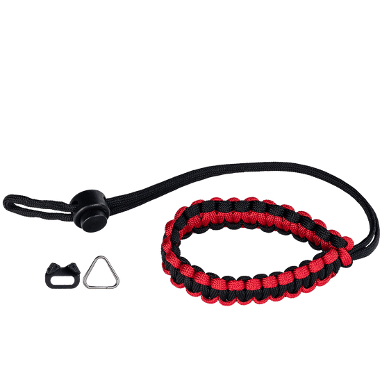 Genesis Gear Genesis Gear Poutko na zápěstí paracord červená a černá