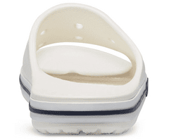 Crocs Bayaband Slides Unisex, 42-43 EU, M9W11, Pantofle, Sandály, White/Navy, Bílá, 205392-126