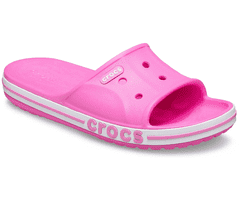 Crocs Bayaband Slides Unisex, 36-37 EU, M4W6, Pantofle, Sandály, Electric Pink, Růžová, 205392-6QQ