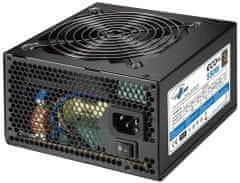 Eurocase zdroj Eco+ 550W / 80+BRONZE / 12cm fan / PFC ATX 20/24pin / 6x SATA