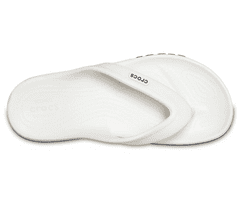 Crocs Bayaband Flip-Flops pro muže, 48-49 EU, M13, Žabky, Pantofle, Sandály, White/Navy, Bílá, 205393-126