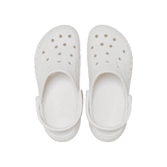 Crocs Baya Platform Clogs pro ženy, 39-40 EU, W9, Pantofle, Dřeváky, White, Bílá, 208186-100