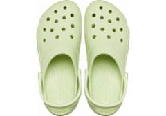 Crocs Classic Platform Clogs pro ženy, 36-37 EU, W6, Pantofle, Dřeváky, Celery, Zelená, 206750-335