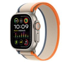 Apple 49mm Orange/Beige Trail Loop - S/M