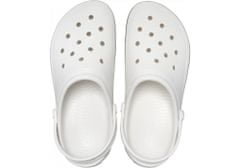 Crocs Off Court Clogs Unisex, 41-42 EU, M8W10, Pantofle, Dřeváky, White, Bílá, 208371-100