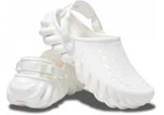 Crocs Echo Clogs Unisex, 39-40 EU, M7W9, Pantofle, Dřeváky, White, Bílá, 207937-100