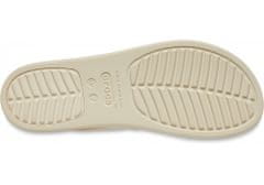 Crocs Brooklyn Strappy Low Wedge Sandals pro ženy, 36-37 EU, W6, Sandály, Pantofle, Bone, Béžová, 206751-2Y2