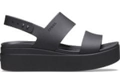 Crocs Brooklyn Low Wedge Sandals pro ženy, 42-43 EU, W11, Sandály, Pantofle, Black/Black, Černá, 206453-060