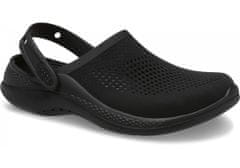 Crocs LiteRide 360 Clogs pro muže, 46-47 EU, M12, Pantofle, Dřeváky, Black/Black, Černá, 206708-060