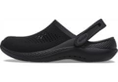 Crocs LiteRide 360 Clogs Unisex, 42-43 EU, M9W11, Pantofle, Dřeváky, Black/Black, Černá, 206708-060