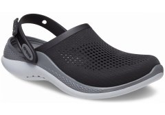 Crocs LiteRide 360 Clogs Unisex, 37-38 EU, M5W7, Pantofle, Dřeváky, Black/Slate Grey, Černá, 206708-0DD