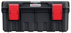 Kistenberg Plastový kufr, box na nářadí KXSA5530F X-BLOCK SOLID TOOLBOX ALU LOG KISTENBERG