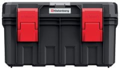 Kistenberg Plastový kufr, box na nářadí KXSA4530F X-BLOCK SOLID TOOLBOX ALU LOG KISTENBERG