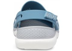 Crocs LiteRide 360 Clogs pro muže, 45-46 EU, M11, Pantofle, Dřeváky, Blue Steel/Microchip, Modrá, 206708-4LC