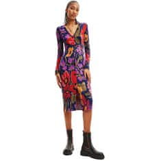 Desigual Dámské šaty Delaware Slim Fit 23WWVF139019 (Velikost L)