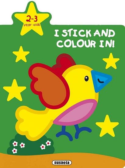 I stick and colour in! - Bird 2-3 year old