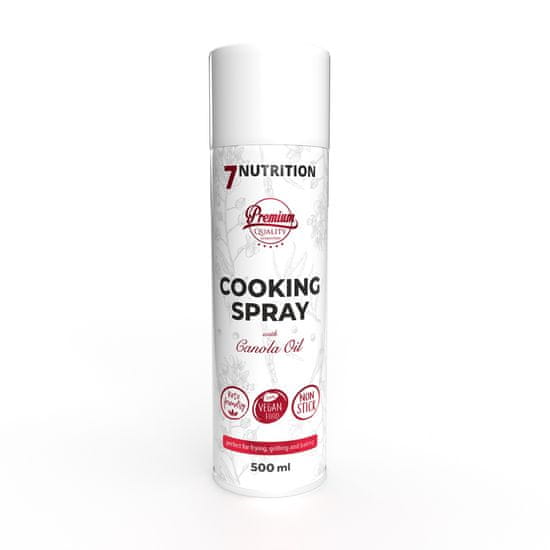 7Nutrition Cooking Spray 500 ml, rostlinný řepkový olej ve spreji