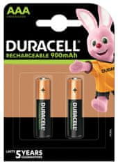 Duracell Duracell Rechargeable baterie nabíjecí 900mAh 2 ks (AAA)