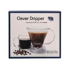 Clever Clever Dripper - Kávovar L 500ml červený + 100 filtrů
