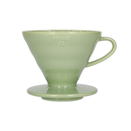 Hario Hario ceramic Drip V60-02 Zhasnutá zelená