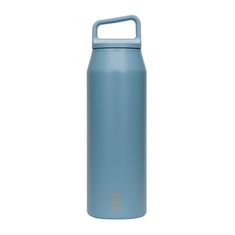 MiiR MiiR - Širokohrdlá láhev Grey Blue - Termo láhev 950 ml