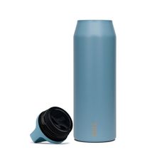 MiiR MiiR - Širokohrdlá láhev Grey Blue - Termo láhev 950 ml