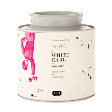 Paper & Tea - White Earl - sypaný čaj - plechovka 40g