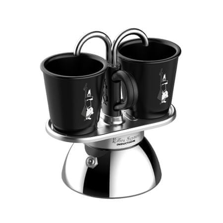 Bialetti Bialetti - Set Mini Express Induction 2tz Black + 2 šálky