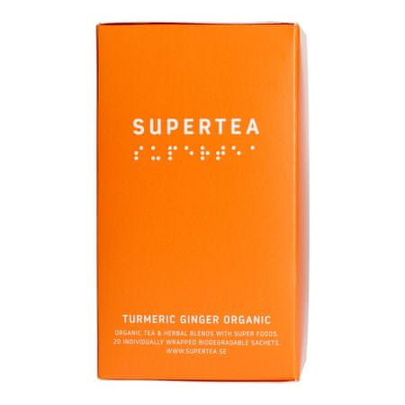 Teministeriet - Supertea Kurkuma Zázvor BIO - čaj 20 sáčků