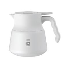 Hario Hario Insulated Stainless Steel Server V60-02 PLUS White - 600 ml