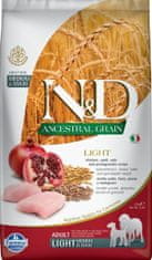 N&D ANCESTRAL GRAIN Dog LG Chicken, Spelt, Oats & Pomegranate Adult Medium & Maxi 2,5 kg