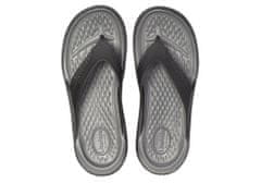 Crocs LiteRide Flip-Flops Unisex, 38-39 EU, M6W8, Žabky, Pantofle, Sandály, Black/Slate Grey, Černá, 205182-0DD