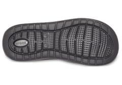 Crocs LiteRide Flip-Flops Unisex, 42-43 EU, M9W11, Žabky, Pantofle, Sandály, Black/Slate Grey, Černá, 205182-0DD