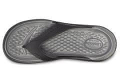 Crocs LiteRide Flip-Flops Unisex, 39-40 EU, M7W9, Žabky, Pantofle, Sandály, Black/Slate Grey, Černá, 205182-0DD