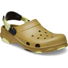 Crocs Classic All Terrain Clogs Unisex, 37-38 EU, M5W7, Pantofle, Dřeváky, Aloe, Hnědá, 206340-3UA