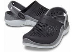 Crocs LiteRide 360 Clogs pro děti, 32-33 EU, J1, Pantofle, Dřeváky, Black/Slate Grey, Černá, 207021-0DD