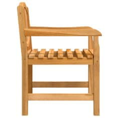 Vidaxl Zahradní židle 4 ks 58 x 59 x 88 cm masivní teakové dřevo