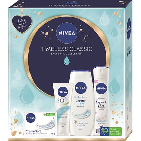 Nivea Dárková sada tělové péče Timeless Classic