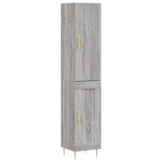 Vidaxl Skříň highboard šedá sonoma 34,5 x 34 x 180 cm kompozitní dřevo