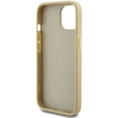 Guess hard kryt na iPhone 15 6.1" Gold Glitter Script Big 4G