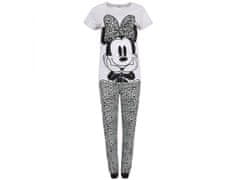 sarcia.eu Šedé dvoudílné pyžamo s neonovým leopardím potiskem Minnie Mouse DISNEY XL