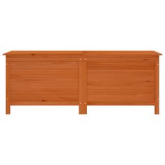 Greatstore Zahradní úložný box hnědý 150x50x56,5 cm masivní jedlové dřevo