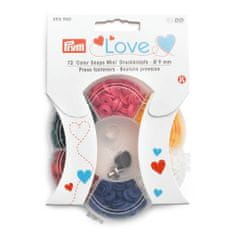 PRYM Box s barevnými patentkami &quot;Color Snaps Mini&quot;, Prym Love, 9 mm