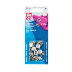 PRYM Stiskací knoflíky Jersey, 12 mm, 6 ks, perleťová čepička