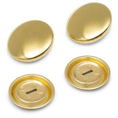 PRYM Potahovací knoflíky, 23 mm, 4 ks, zlaté barvy