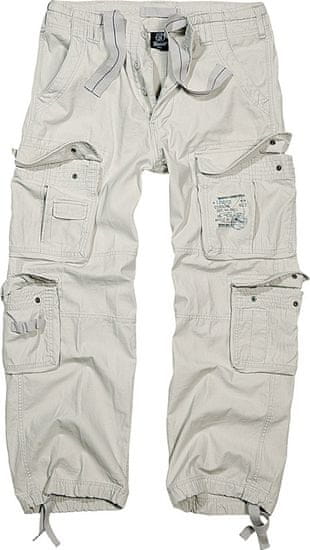 BRANDIT KALHOTY Pure Vintage Trouser Bílé oprané Velikost: 6XL